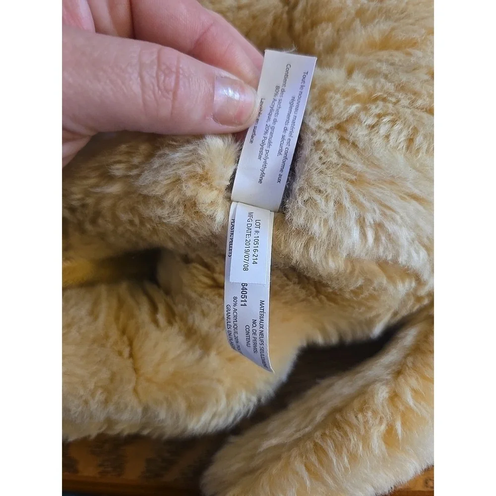 DEMDACO PLUSH  REALISTIC GOLDEN‎ RETRIEVER  With PUPPY DOG
